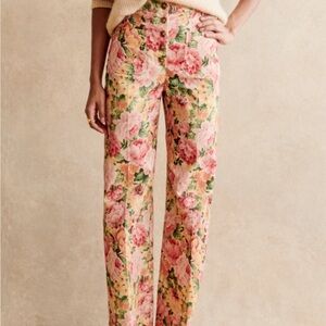 Sezane Chuck Trousers London Bouquet - Size 4